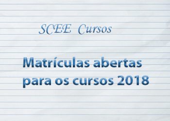Cursos na SCEE estão com as matrículas abertas!