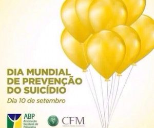 10 de setembro – Dia Mundial da Prevenção do Suicídio