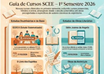Guia de Cursos da SCEE para o 1º Semestre de 2026